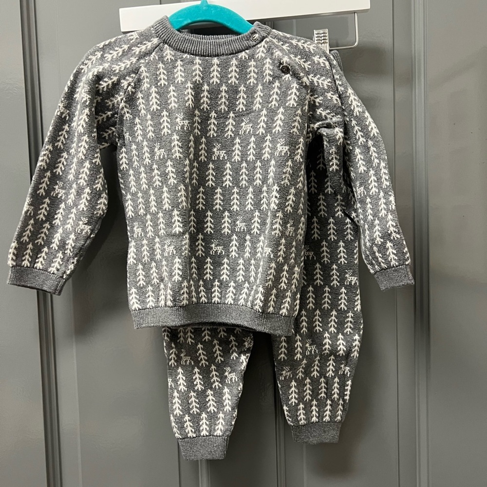 H&M Grey Sweater & Pants Set